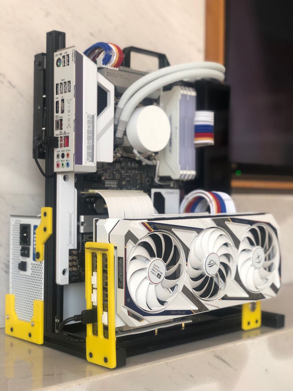 ATX EATX PC stanowisko testowe – Aluminum Open Frame Test Bench Water Cooling recenzja i cena